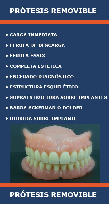 Servicio Protesis removible